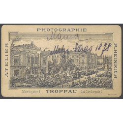 CDV Maria Mende geborene Haas (1878)