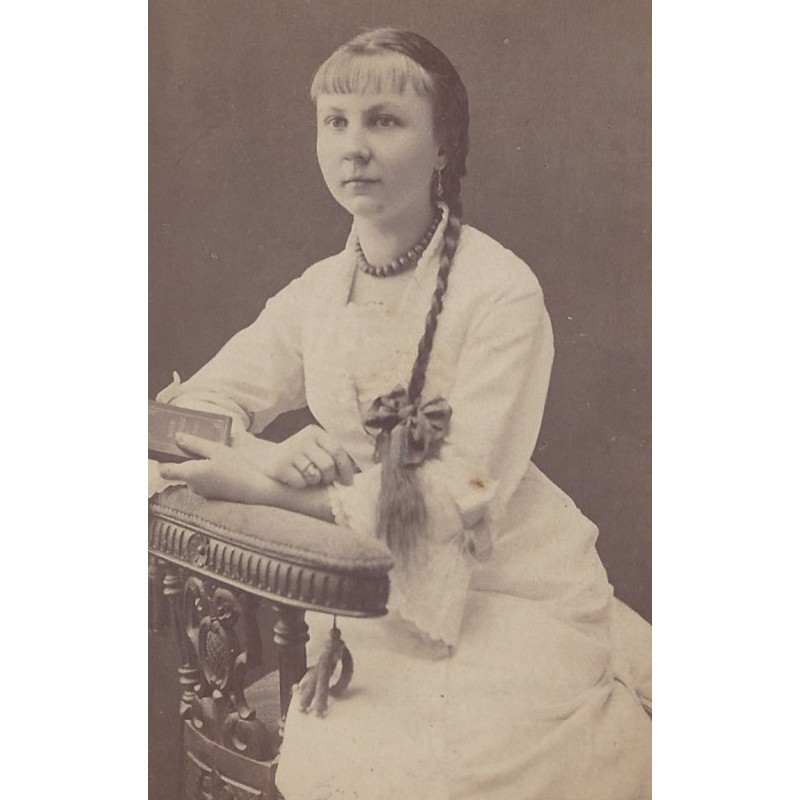 CDV Maria Mende geborene Haas (1878)