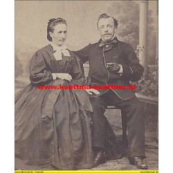 CDV Anna und Wilhelm Haas (1860)