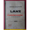 Konvolut Lanz Bulldog Betriebsanleitung u. Ersatzteileliste (1940)