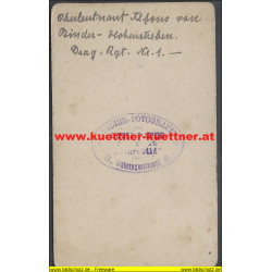 Oblt. im DR.1 Alphons Binder Edl. v. Hohenstreben