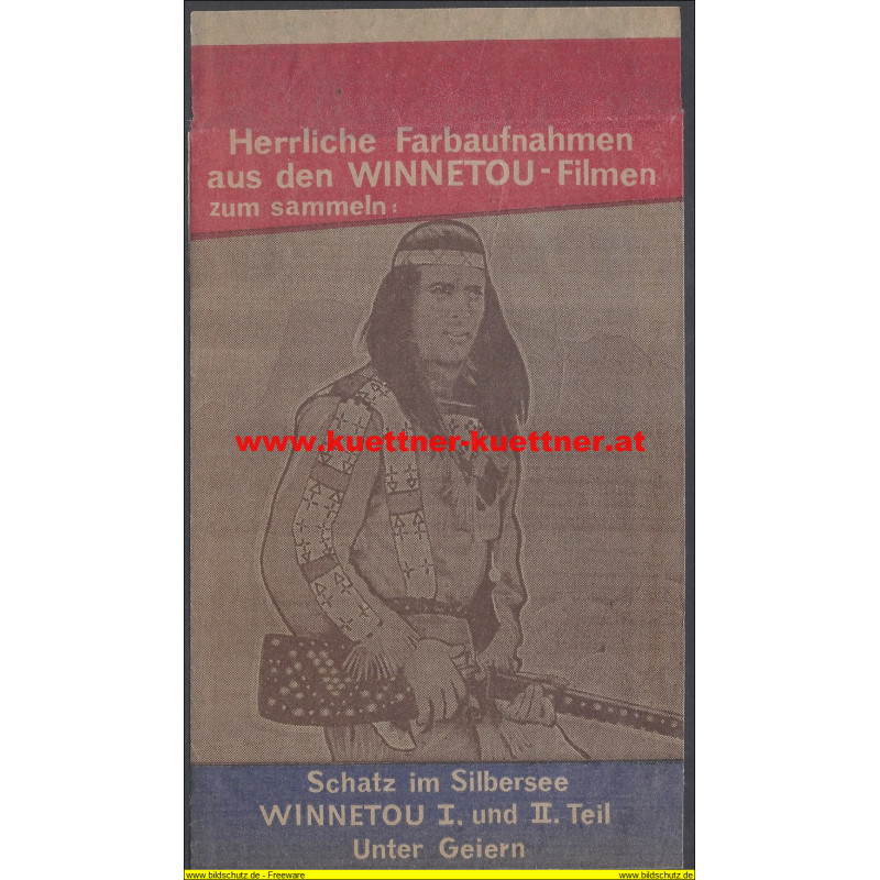 Sammelbildertüte Winnetou