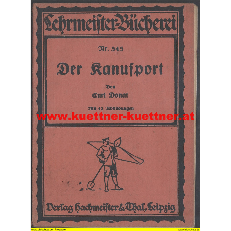 Der Kanusport von Curt Donat (1923)