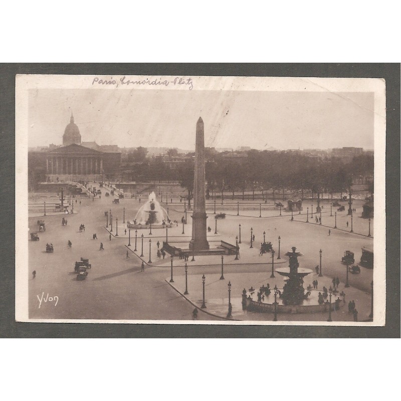 AK - Paris - La Place de la Concorde