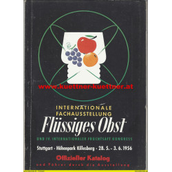 Internationale Fachausstellung Flüssiges Obst 1956