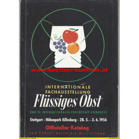Internationale Fachausstellung Flüssiges Obst 1956