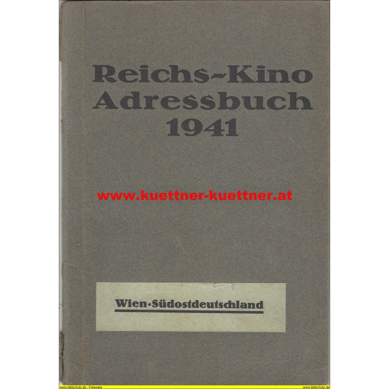 Reichs-Kino Adressbuch (1941)