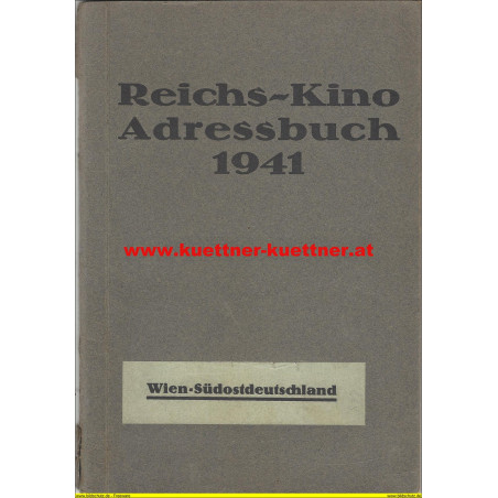 Reichs-Kino Adressbuch (1941)