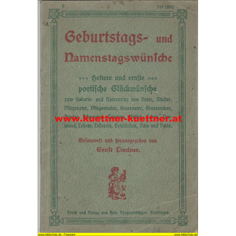 Geburtstags- und Namenstagswünsche | Küttner & Küttner