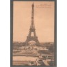 AK - Paris - La Tour Eiffel vue du Trocadero