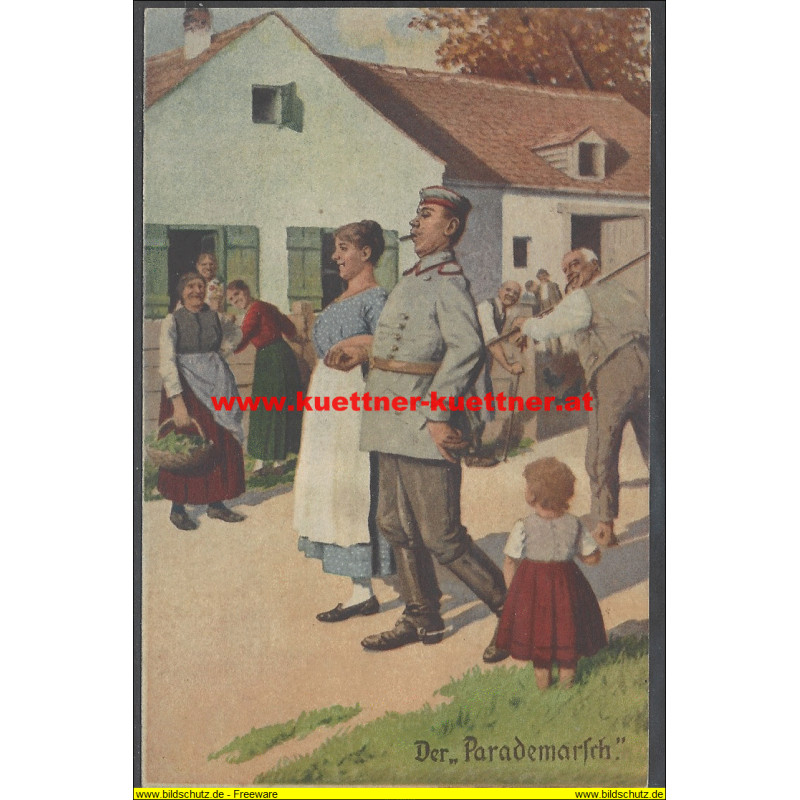 AK - Der Parademarsch
