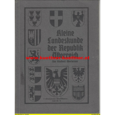 Kleine Landeskunde der Republik Österreich (1947)