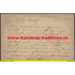 Kriegsgefangenen Karte von Süd Russland nach Wien (1915)