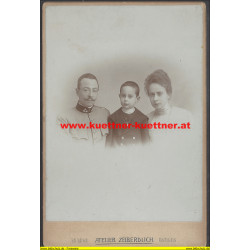 Friedrich Binder v. Hohenstreben Rittm. im k.u.k. UR.11 mit Familie