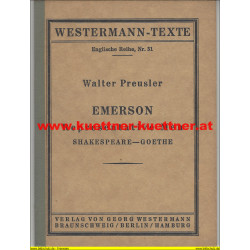 Westermann-Texte Englische Reihe Nr.31 - Emerson | Küttner & Küttner