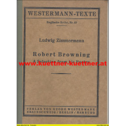 Westermann-Texte Englische Reihe Nr.40 - Robert Browning | Küttner & Küttner