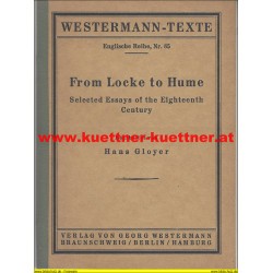 Westermann-Texte Englische Reihe Nr.85 - From Locke to Hume