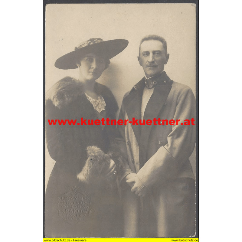 Foto - Generalmajor Adalbert Ritter v. Kaltenborn mit Gemahlin