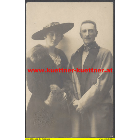 Foto - Generalmajor Adalbert Ritter v. Kaltenborn mit Gemahlin
