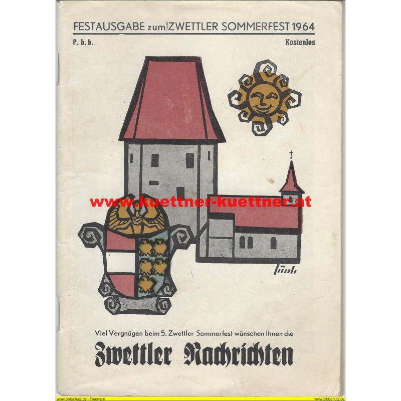Festausgabe zum Zwettler Sommerfest 1964
