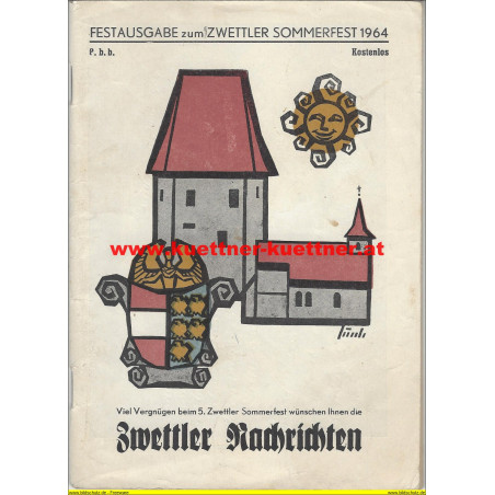 Festausgabe zum Zwettler Sommerfest 1964