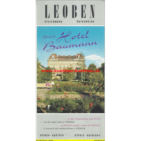 Prospekt Leoben Grand-Hotel Baumann (Stmk)