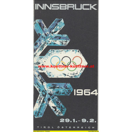 Prospekt Olympia Innsbruck 1964