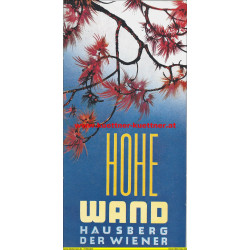 Prospekt Hohe Wand Hausberg der Wiener