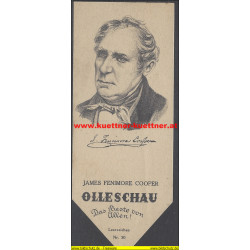 Lesezeichen Olleschau Nr.30 James Fenimore Cooper