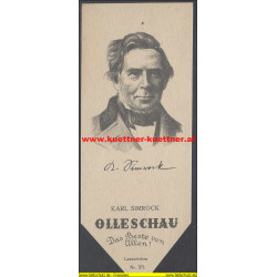 Lesezeichen Olleschau Nr.371 Karl Simrock