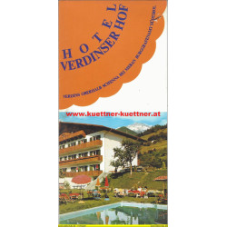 Prospekt Schenna Hotel Verdinser Hof - Südtirol