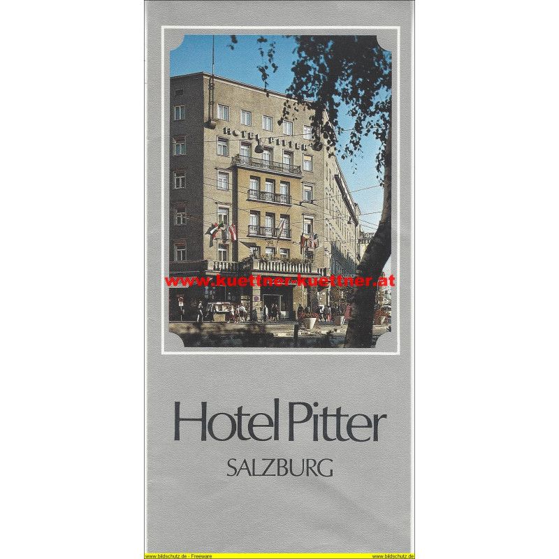 Prospekt Hotel Pitter in Salzburg