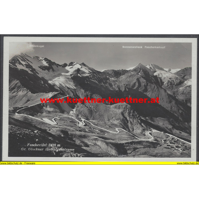 AK - Gr. Glockner Hochalpenstrasse Fuschertörl (K)