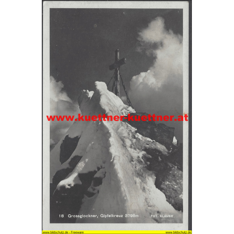 AK - Grossglockner Gipfelkreuz 3798m (K)
