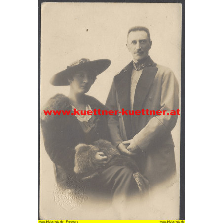 Foto General Kaltenborn mit Ehefrau (1916)