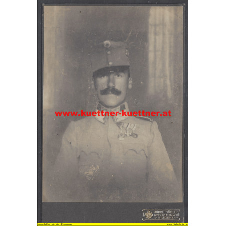 Kabinettphoto Svaton Anton Oberstlt. im FHR. Nr.3 (1915)