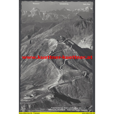 AK - Gr. Glockner Hochalpenstr. Fuschertörl u. Edelweiß-Spitze (K)