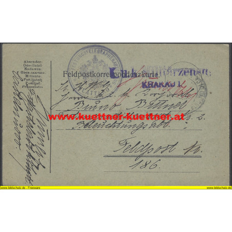 Feldpost Festungstelegraphenabteilung Cattaro
