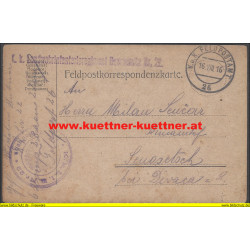 Feldpost 26 K.k. Landwehrinfanterieregiment Czernowitz Nr.22