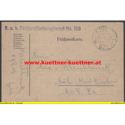 Feldpost 621 k.u.k. Feldartillerieregiment No.159