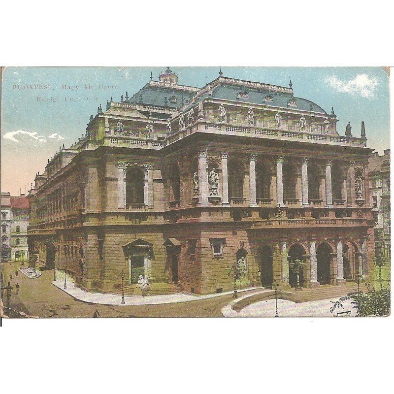 AK - Budapest - Königl. Ung. Oper