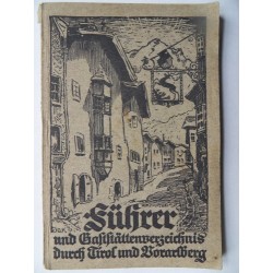 Führer und Gaststättenverzeichnis durch Tirol und Vlbg (1937)