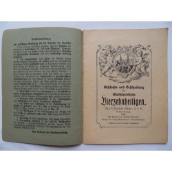 Geschichte und Beschreibung der Wallfahrtskirche Vierzehnheiligen 1924
