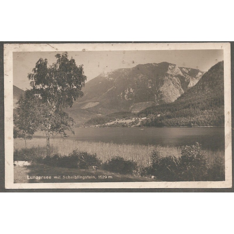 AK - Lunzersee m. Scheiblingstein 1935 | Küttner & Küttner Ansichtskarten