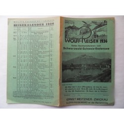 Prospekt Wolff-Reisen, Schwarzwald - Schweiz - Bodensee - 1936 