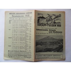 Prospekt Wolff-Reisen, Schwarzwald - Schweiz - Bodensee - 1935 