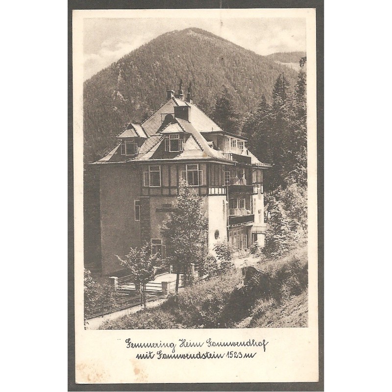 AK - Semmering - Heim Sonnwendhof