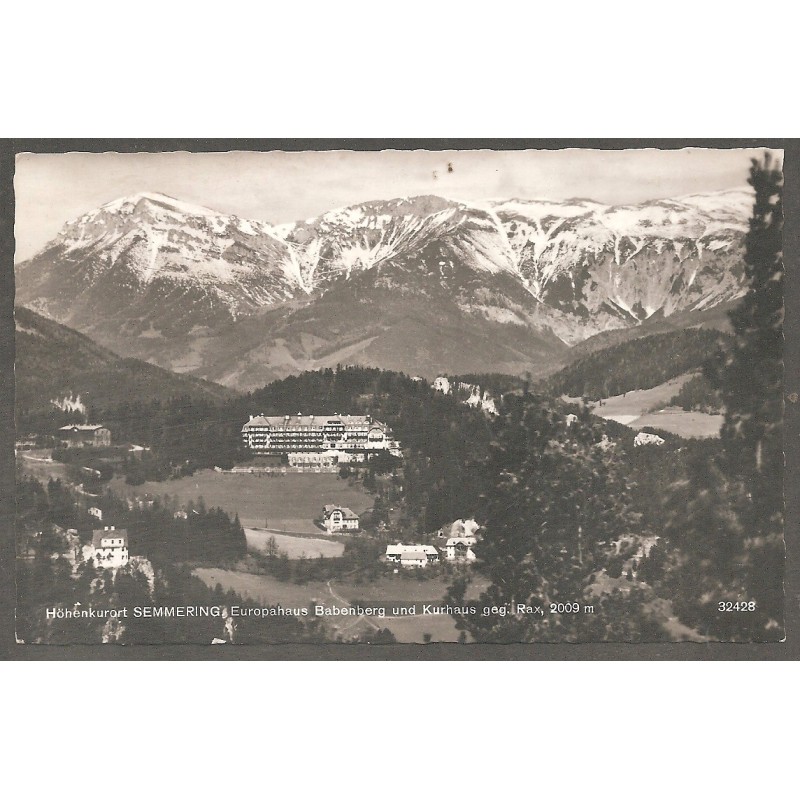 AK - Semmering - Europahaus, Babenberg und Kurhaus