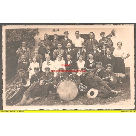 AK - Foto - Hochzeit - Musikkapelle - Scheibbs