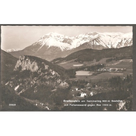 AK - Breitenstein m. Polleroswand 1963